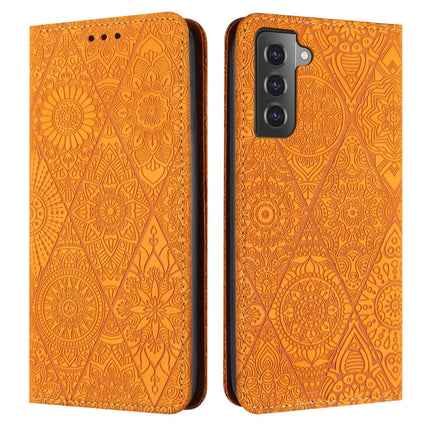 Ethnic Embossed Adsorption Leather Phone Case