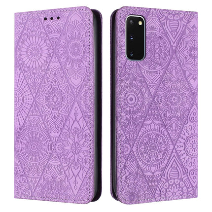 Ethnic Embossed Adsorption Leather Phone Case