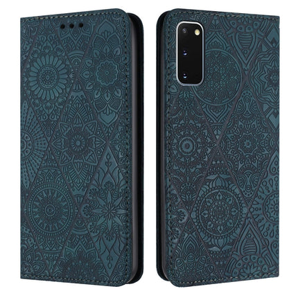 Ethnic Embossed Adsorption Leather Phone Case