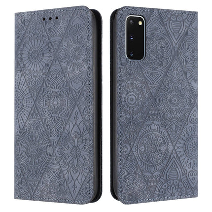 Ethnic Embossed Adsorption Leather Phone Case