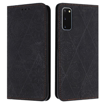 Ethnic Embossed Adsorption Leather Phone Case