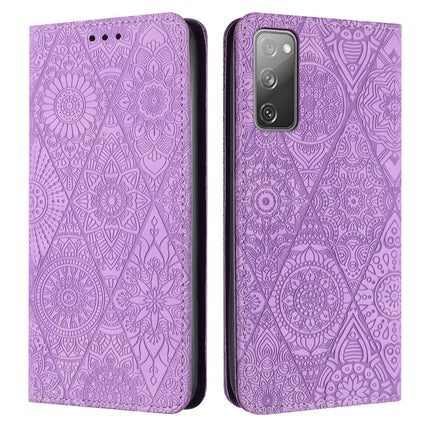 Ethnic Embossed Adsorption Leather Phone Case