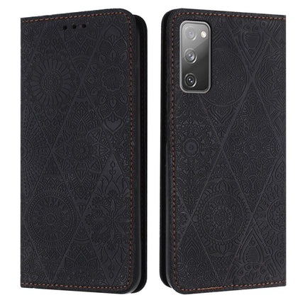 Ethnic Embossed Adsorption Leather Phone Case