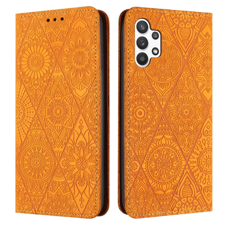 Ethnic Embossed Adsorption Leather Phone Case