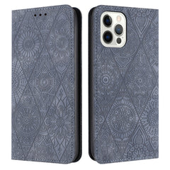 Funda de teléfono de piel con adsorción en relieve étnico, para iPhone 14, para iPhone 14 Plus, para iPhone 14 Pro, para iPhone 14 Pro Max, para iPhone 13, para iPhone 13 Pro