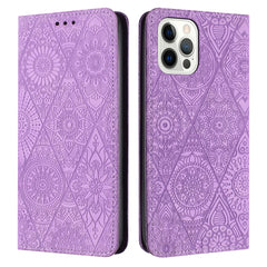 Funda de teléfono de piel con adsorción en relieve étnico, para iPhone 14, para iPhone 14 Plus, para iPhone 14 Pro, para iPhone 14 Pro Max, para iPhone 13, para iPhone 13 Pro