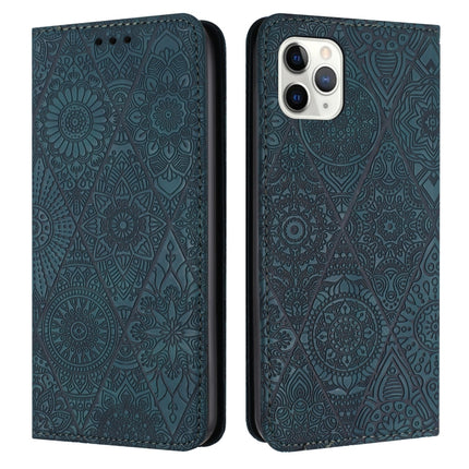 Ethnic Embossed Adsorption Leather Phone Case, For iPhone 12 Pro Max, For iPhone 11, For iPhone 11 Pro, For iPhone 11 Pro Max