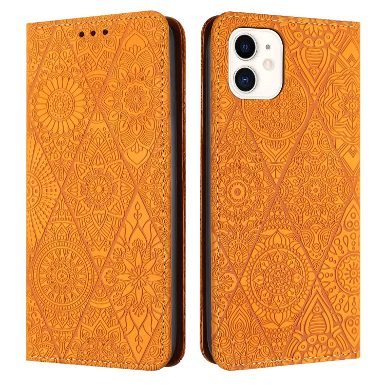 Ethnisch geprägte Adsorptionsleder-Telefonhülle, für iPhone X / XS, für iPhone XR, für iPhone XS Max, für iPhone SE 2022 / 7 / 8, für iPhone 7 Plus / 8 Plus
