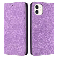 Ethnic Embossed Adsorption Leather Phone Case, For iPhone 13 Pro Max, For iPhone 12 / 12 Pro, For iPhone 12 Pro Max, For iPhone 11, For iPhone 11 Pro, For iPhone 11 Pro Max