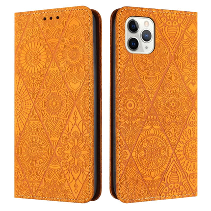 Ethnic Embossed Adsorption Leather Phone Case, For iPhone 12 Pro Max, For iPhone 11, For iPhone 11 Pro, For iPhone 11 Pro Max