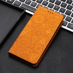 Ethnic Embossed Adsorption Leather Phone Case, For iPhone X / XS, For iPhone XR, For iPhone XS Max, For iPhone SE 2022 / 7 / 8, For iPhone 7 Plus / 8 Plus