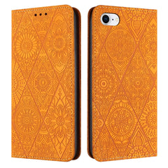 Ethnic Embossed Adsorption Leather Phone Case, For iPhone X / XS, For iPhone XR, For iPhone XS Max, For iPhone SE 2022 / 7 / 8, For iPhone 7 Plus / 8 Plus