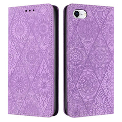 Ethnic Embossed Adsorption Leather Phone Case, For iPhone X / XS, For iPhone XR, For iPhone XS Max, For iPhone SE 2022 / 7 / 8, For iPhone 7 Plus / 8 Plus