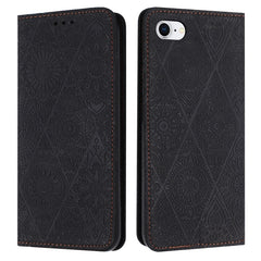 Ethnic Embossed Adsorption Leather Phone Case, For iPhone X / XS, For iPhone XR, For iPhone XS Max, For iPhone SE 2022 / 7 / 8, For iPhone 7 Plus / 8 Plus