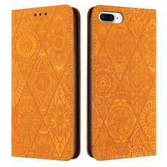 Ethnic Embossed Adsorption Leather Phone Case, For iPhone X / XS, For iPhone XR, For iPhone XS Max, For iPhone SE 2022 / 7 / 8, For iPhone 7 Plus / 8 Plus