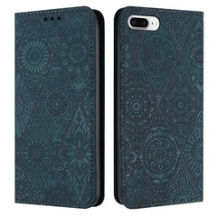 Ethnic Embossed Adsorption Leather Phone Case, For iPhone X / XS, For iPhone XR, For iPhone XS Max, For iPhone SE 2022 / 7 / 8, For iPhone 7 Plus / 8 Plus