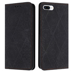 Ethnic Embossed Adsorption Leather Phone Case, For iPhone X / XS, For iPhone XR, For iPhone XS Max, For iPhone SE 2022 / 7 / 8, For iPhone 7 Plus / 8 Plus