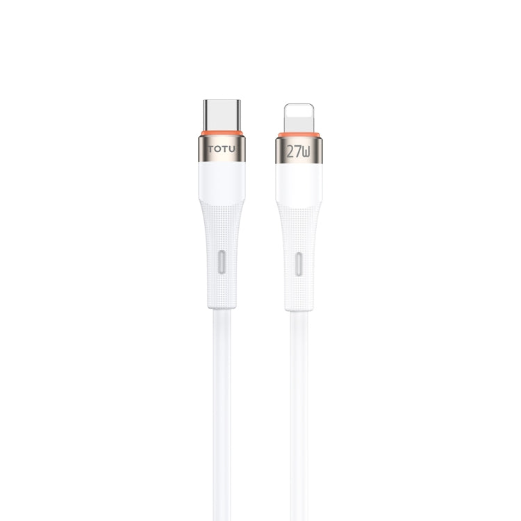 TOTU CB-2 Series USB-C / Type-C to 8 Pin Aluminum Alloy Skin Feel Charging Data Cable, 1m, 2m