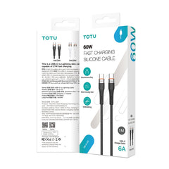 TOTU CB-2 Series USB-C / Type-C to 8 Pin Aluminum Alloy Skin Feel Charging Data Cable, 1m, 2m