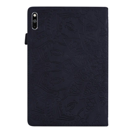 Calf Pattern Double Folding Design Embossed Leather Case with Holder & Card Slots & Pen Slot & Elastic Band, For Huawei MatePad 10.4, For Huawei MediaPad M6 10.8, For Lenovo Tab M8 TB-8505F 8505X 8.0