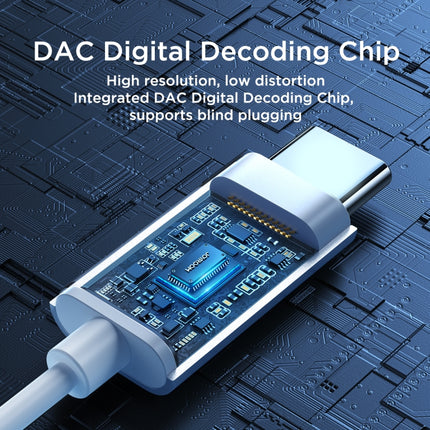 JOYROOM JR-EC06 Typ-C In-Ear-Kopfhörer aus Metall mit Kabel, Länge: 1,2 m, JR-EC06