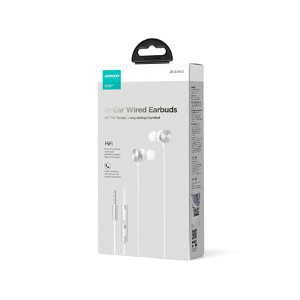 JOYROOM JR-EW03 3.5mm In-Ear Metal Wired Earphone, Length: 1.2m