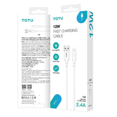 TOTU CB-3 Series USB to 8 Pin Fast Charge Data Cable, USB to 8 Pin