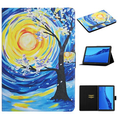 Colored Drawing Pattern Horizontal Flip Leather Case with Holder & Card Slots & Sleep / Wake-up Function, For Huawei MediaPad M5 Lite, For Lenovo Tab FHD M10 Plus X606F, For iPad 5, For iPad 10.2, For iPad Pro 10.5