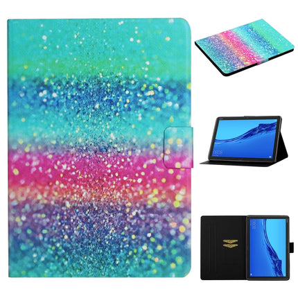 Colored Drawing Pattern Horizontal Flip Leather Case with Holder & Card Slots & Sleep / Wake-up Function