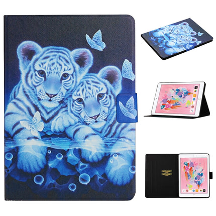 Colored Drawing Pattern Horizontal Flip Leather Case with Holder & Card Slots & Sleep / Wake-up Function