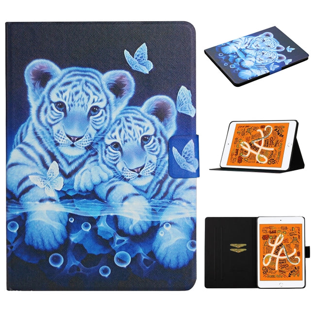 Colored Drawing Pattern Horizontal Flip Leather Case with Holder & Card Slots & Sleep / Wake-up Function, For iPad Pro 10.5, For iPad 11 Pro (2020), For iPad Mini 4 / 3 / 2 / 1, For iPad Mini (2019)