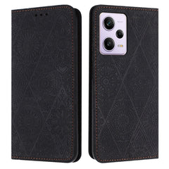 Ethnic Embossed Adsorption Leather Phone Case, For Xiaomi Redmi 13 4G, For Xiaomi Redmi Note 13 5G, For Xiaomi Redmi 13C, For Xiaomi Redmi Note 13 Pro 5G, For Redmi Note 12 Pro 4G, For Redmi Note 12 4G Global