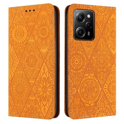 Ethnic Embossed Adsorption Leather Phone Case, For Redmi Note 12 Pro 4G, For Redmi Note 12 4G Global, For Redmi Note 12 Pro 5G Global, For Redmi Note 12 5G Global