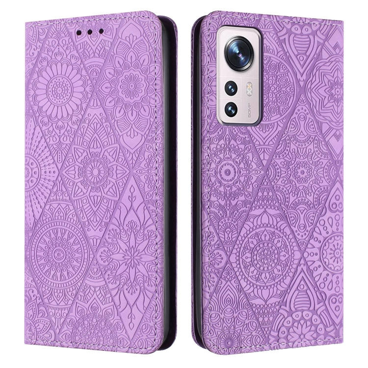 Ethnic Embossed Adsorption Leather Phone Case, For Xiaomi 12 Lite, For Redmi Note 11 4G, For Xiaomi Redmi 9C / 10A, For Xiaomi Redmi 10C