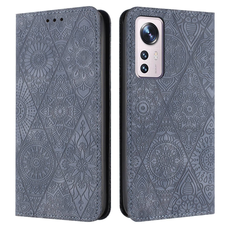 Ethnic Embossed Adsorption Leather Phone Case, For Xiaomi 12 Lite, For Redmi Note 11 4G, For Xiaomi Redmi 9C / 10A, For Xiaomi Redmi 10C