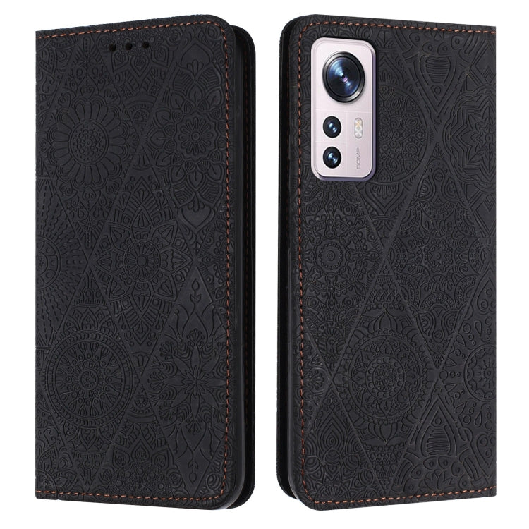 Ethnic Embossed Adsorption Leather Phone Case, For Xiaomi 12 Lite, For Redmi Note 11 4G, For Xiaomi Redmi 9C / 10A, For Xiaomi Redmi 10C