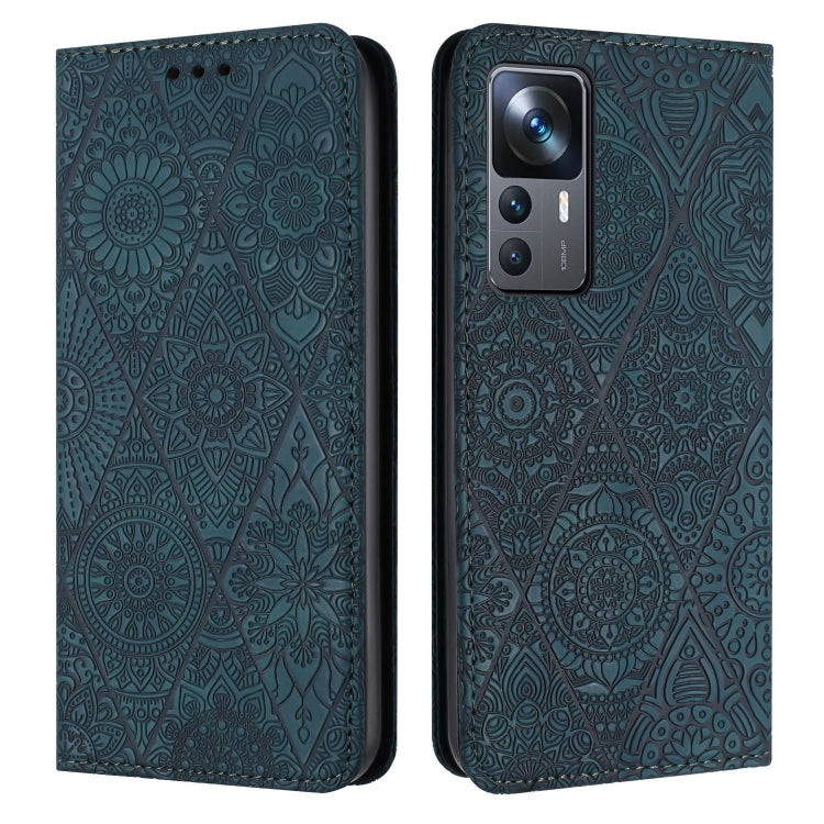 Ethnic Embossed Adsorption Leather Phone Case, For Xiaomi Redmi 12C, For Xiaomi Redmi A1+, For Xiaomi 12T / 12T Pro, For Xiaomi Redmi A1