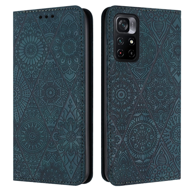 Ethnic Embossed Adsorption Leather Phone Case, For Xiaomi Poco X4 Pro 5G, For Xiaomi Redmi 10, For Xiaomi Poco M4 Pro 5G, For Xiaomi 11 Lite