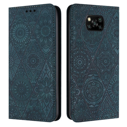 Ethnic Embossed Adsorption Leather Phone Case, For Xiaomi Poco X4 Pro 5G, For Xiaomi Redmi 10, For Xiaomi Poco M4 Pro 5G, For Xiaomi Poco X3 NFC