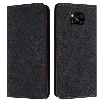 Ethnic Embossed Adsorption Leather Phone Case, For Xiaomi Poco X4 Pro 5G, For Xiaomi Redmi 10, For Xiaomi Poco M4 Pro 5G, For Xiaomi Poco X3 NFC