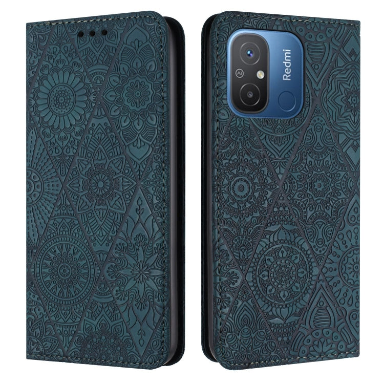 Ethnic Embossed Adsorption Leather Phone Case, For Xiaomi Redmi 12C, For Xiaomi Redmi A1+, For Xiaomi 12T / 12T Pro, For Xiaomi Redmi A1