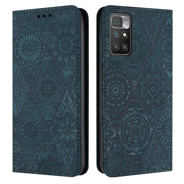 Ethnic Embossed Adsorption Leather Phone Case, For Xiaomi Poco X4 Pro 5G, For Xiaomi Redmi 10, For Xiaomi Poco M4 Pro 5G, For Xiaomi 11 Lite