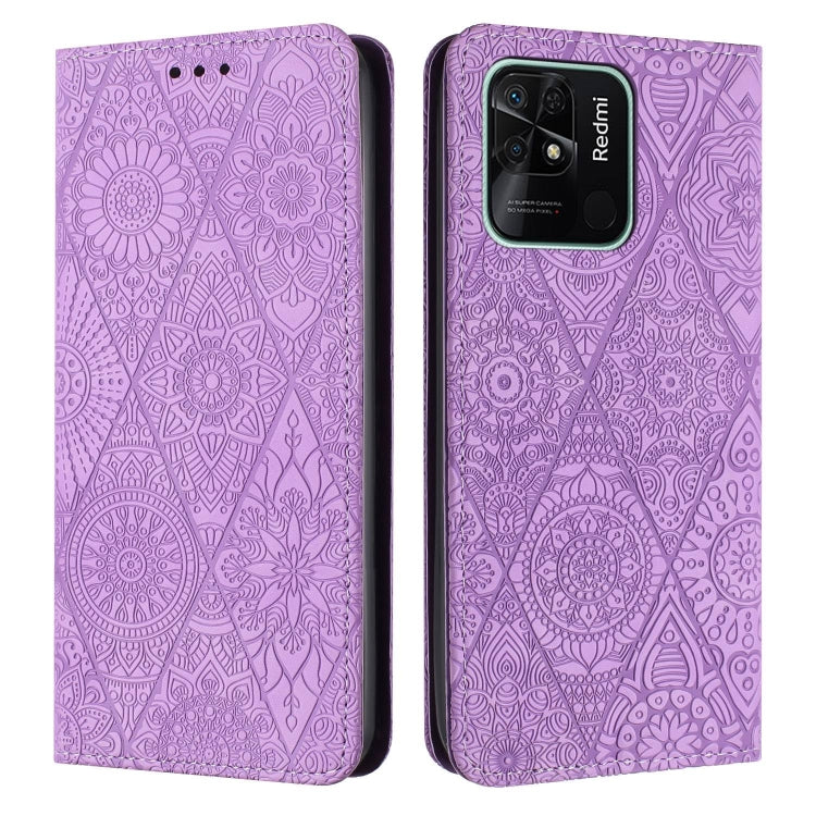 Ethnic Embossed Adsorption Leather Phone Case, For Xiaomi 12 Lite, For Redmi Note 11 4G, For Xiaomi Redmi 9C / 10A, For Xiaomi Redmi 10C