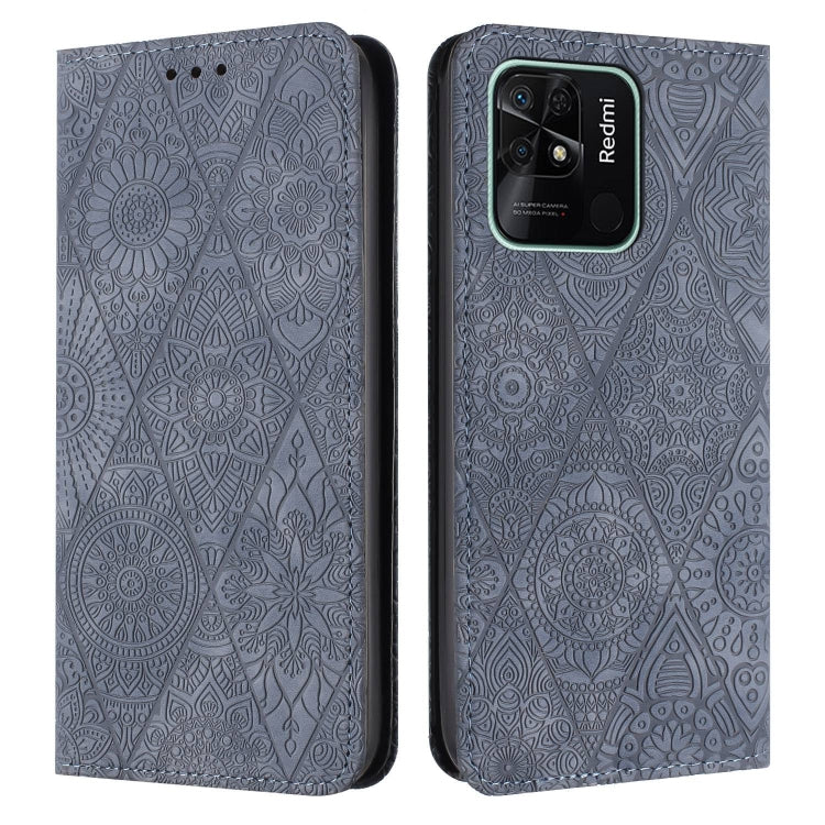 Ethnic Embossed Adsorption Leather Phone Case, For Xiaomi 12 Lite, For Redmi Note 11 4G, For Xiaomi Redmi 9C / 10A, For Xiaomi Redmi 10C
