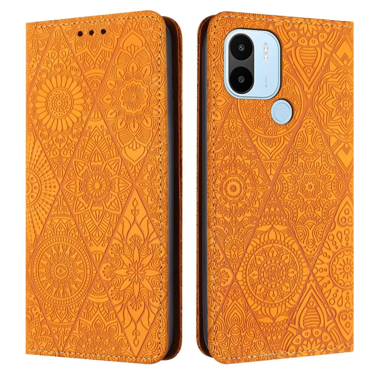 Ethnic Embossed Adsorption Leather Phone Case, For Xiaomi Redmi 12C, For Xiaomi Redmi A1+, For Xiaomi 12T / 12T Pro, For Xiaomi Redmi A1