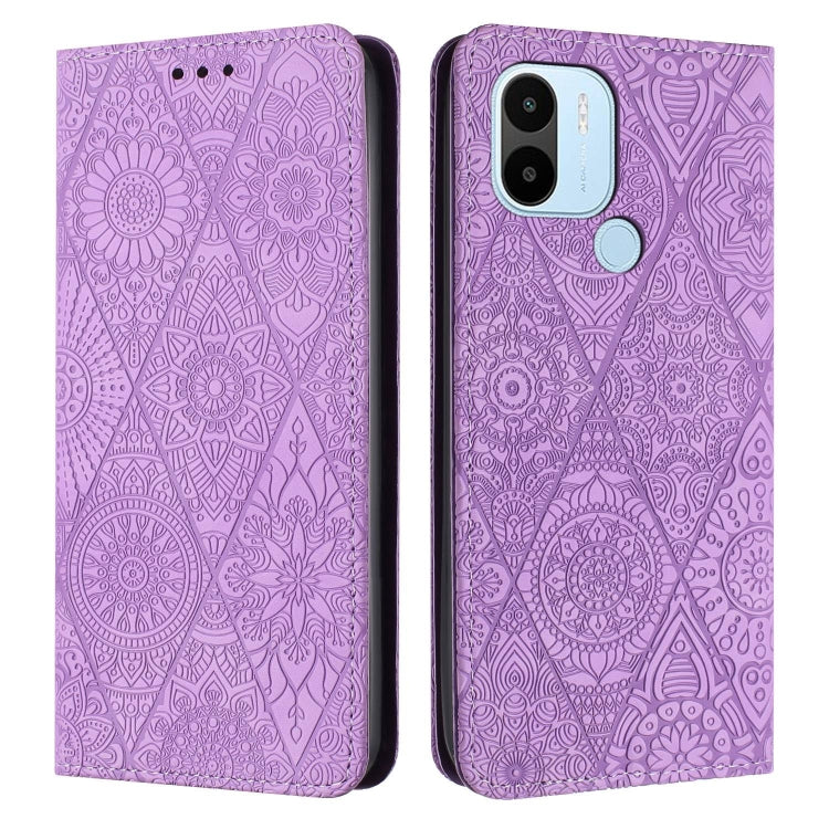 Ethnic Embossed Adsorption Leather Phone Case, For Xiaomi Redmi 12C, For Xiaomi Redmi A1+, For Xiaomi 12T / 12T Pro, For Xiaomi Redmi A1