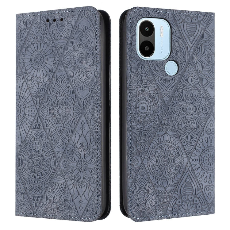 Ethnic Embossed Adsorption Leather Phone Case, For Xiaomi Redmi 12C, For Xiaomi Redmi A1+, For Xiaomi 12T / 12T Pro, For Xiaomi Redmi A1