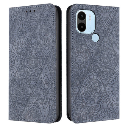 Ethnic Embossed Adsorption Leather Phone Case, For Xiaomi Redmi 12C, For Xiaomi Redmi A1+, For Xiaomi 12T / 12T Pro, For Xiaomi Redmi A1