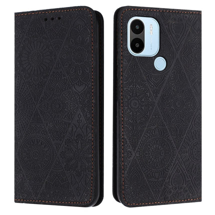Ethnic Embossed Adsorption Leather Phone Case, For Xiaomi Redmi 12C, For Xiaomi Redmi A1+, For Xiaomi 12T / 12T Pro, For Xiaomi Redmi A1