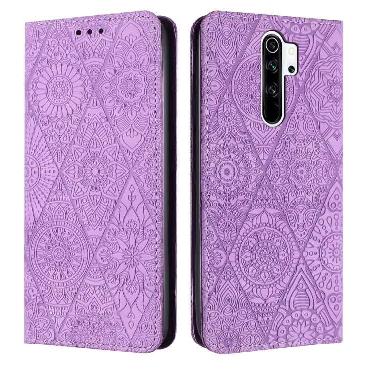 Ethnic Embossed Adsorption Leather Phone Case, For Xiaomi Redmi 9, For Redmi Note 9, For Redmi Note 9 Pro, For Redmi Note 8T